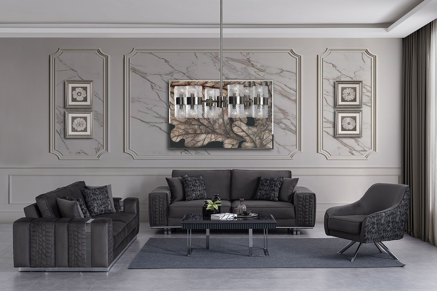 CAVALLİ SOFA SET